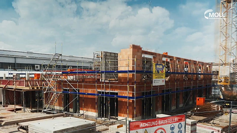 Das neue Bürogebäude der Moll Automatisierung