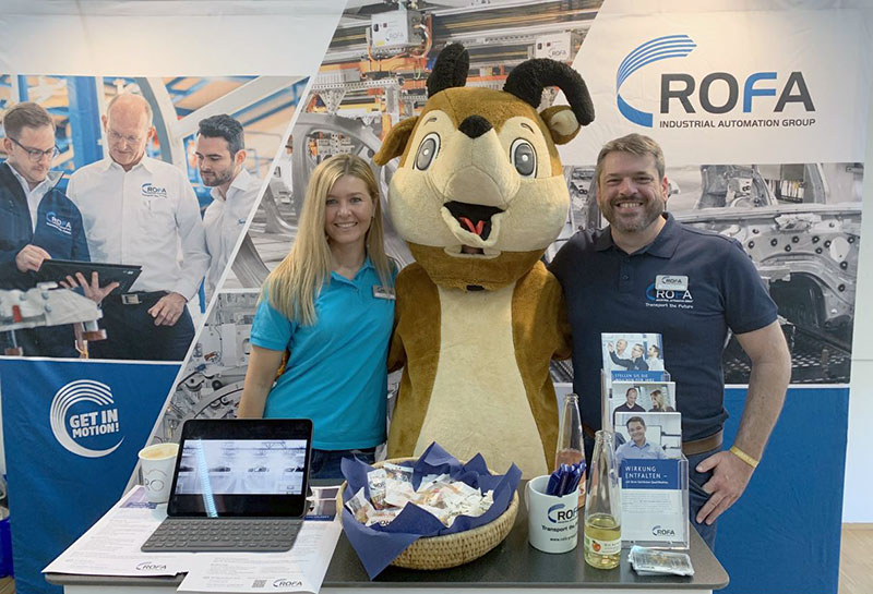 The first recruiting fair in presence after 2,5 years – ROFA at the IKoRo in Rosenheim